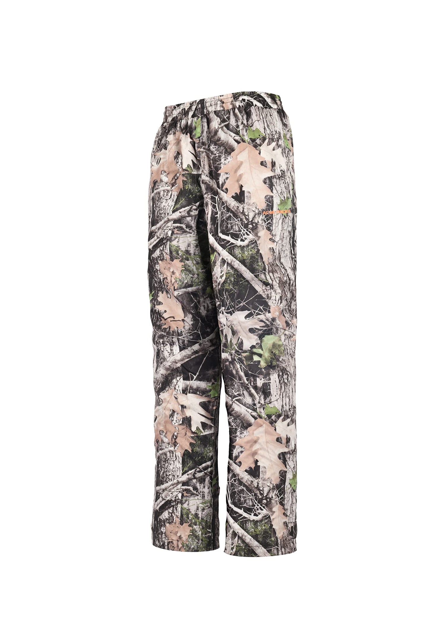 Acme Projects Rain Pants 100% Waterproof Breathable Taped Seam 10000mm/3000gm for Hiking Golfing Fishing Camouflage